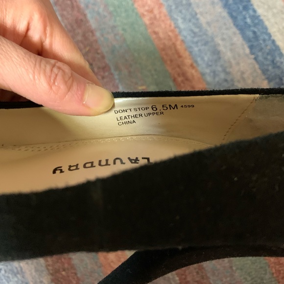 Brand new never worn black genuine suede heels - Picture 5 of 5